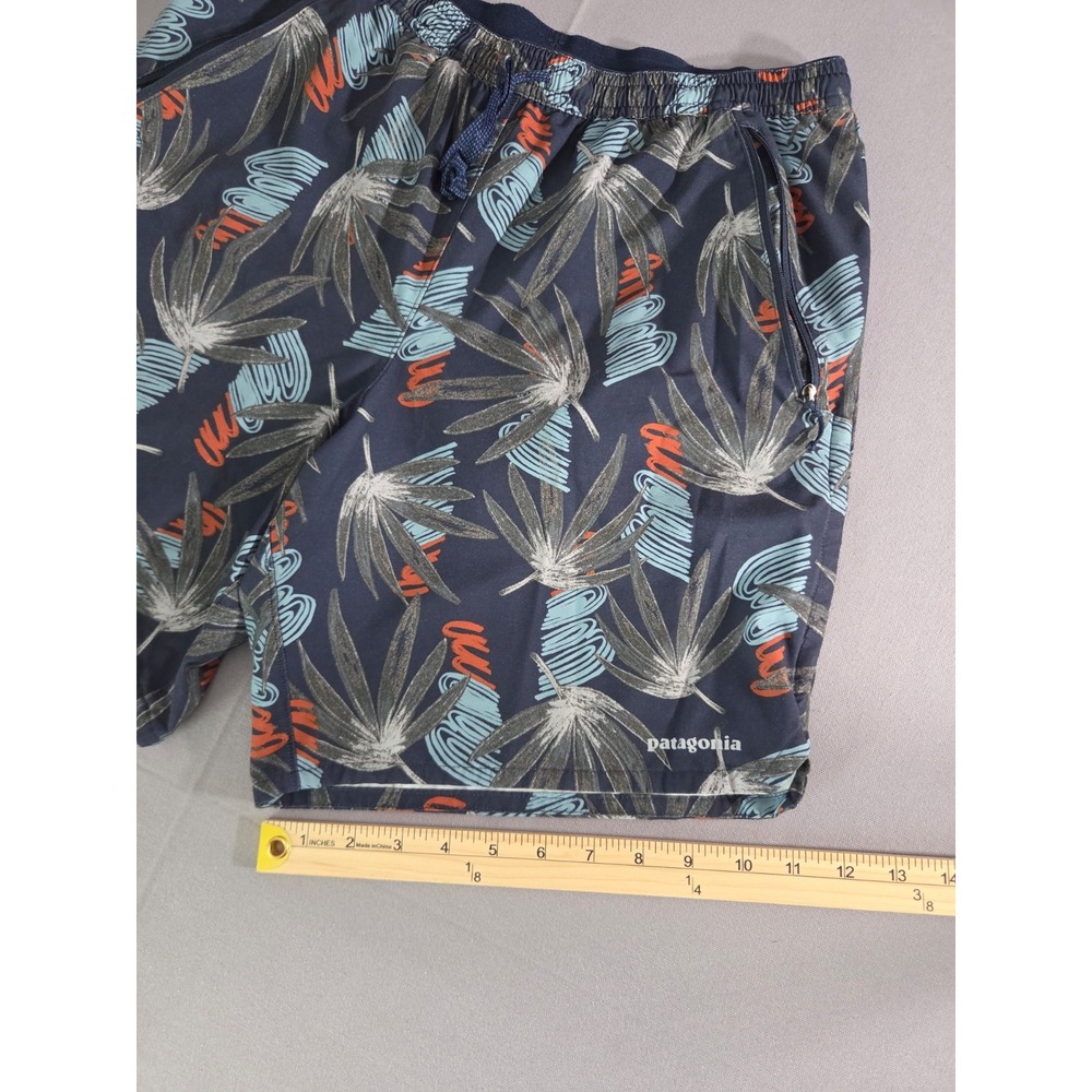 Patagonia Shorts Mens Medium Blue Compression Lined Outdoor Performance Stretch - Picture 10 of 10